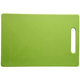 Garden Of Arts Extra Thick Flexible Plastic Cutting Board Mats with Holes for Hanging and Food Icons & EZ-Grip(Set of 1) Dishwasher Safe