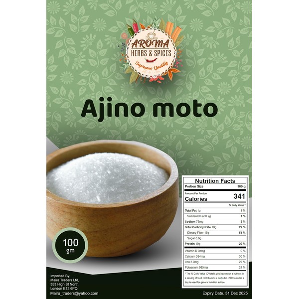 Ajinomoto | MSG Fine (100gm) | Monosodium Glutamate | | Japanese Umami Seasoning Salt | Premium Quality | Flavour enhancer | 100% Pure & Authentic