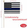 LUSEOAN 20 Pack Thin Blue Line American Police Mini Stick