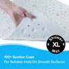 SlipX Solutions 27" Oversize Square Shower Mat, Non-Slip Mat for