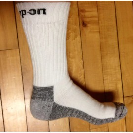 Snap-on NEW 3 Pairs Mens White Snap On Tools MEDIUM Crew Socks FREE Shipping MADE IN USA