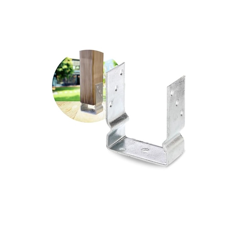 Ultiness® U-Post Support with Beam Support U-Shape Hot-Dip Galvanised Robust
