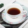fanquare 6.8 oz Pink Floral Bone China Cup and Saucer