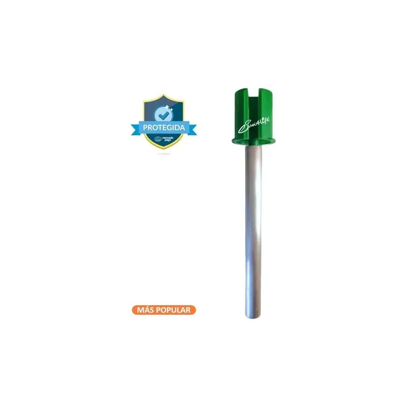 Ánodo Barra Magnesio Para Calentador Solar Adapt Plástico