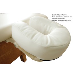 Oakworks QuickLock Face Rest Platform - Choose Black or Vanilla (Vanilla)