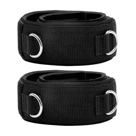Sarini 2pcs Thigh Strap Neoprene Padded Fitness Legs Cuff Adjustable Strength Training Accessories Speed Exercise For Taekwondo Football Running