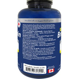 Naka Platinum Bromelain, Extra Strength 500mg, Delayed Release, Digestive Enzyme for Men & Women from Pineapple, Made in Canada (120+30 FREE vcaps)