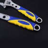 SENRISE Adjustable Wrench Adjustable Spanner Soft Grip Wide Mouth Wide
