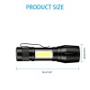 Unbranded 5pcs Super Bright LED Tactical Flashlight Zoomable USB Rechargeable