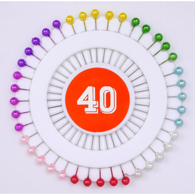 KAWAGUCHI Pearl Color Pins 40 Pieces 07 – 350 