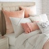 Peri Home Chenille Lattice 100% Cotton Solid Color Pillow Sham,