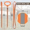 Hunthor Deer Drag Harness with Wider High Strength Handle, 1100lbs