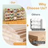 Orekemo Toy Storage Organizer, 59.6" W White 5-Shelf Bookcase/Bookshelf with