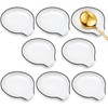 Irenare 8 Pcs Ceramic Spoon Rest for Stove Top 3.74