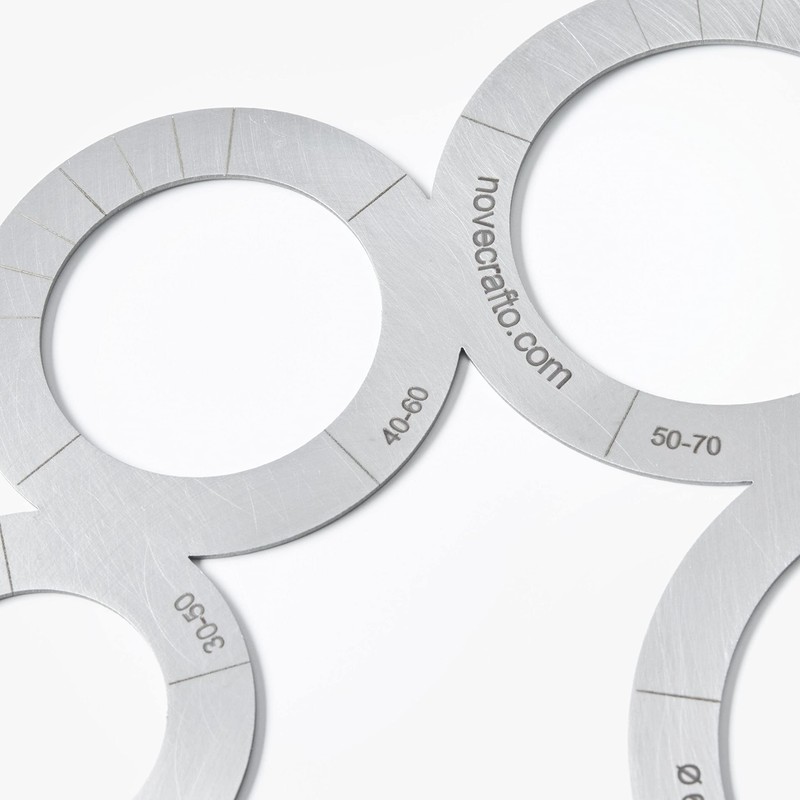 Leather Corner And Circle Cutting Template Guide Leathercraft Tool For