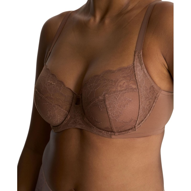 Natori Women's Statement Full Figure Underwire, Nutmeg
