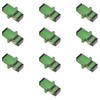 10 x CHB Fibre Optic Adapter SC/APC Simplex Flanged Female