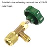 sourcing map Self-sealing Can Tap Valve 1/4 SAE 7/16-28 UNEF