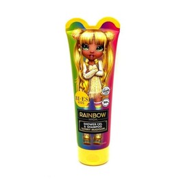Rainbow High Sunny Madison Vegan 2-in-1 Shower Gel & Shampoo – Fresh Scent, 98% Natural Ingredients, Moisturising & Gentle Formula, Paraben-Free, Non-Irritating, Ideal for Adults & Kids Aged 3+, 240ml