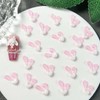 25pcs Rabbit Ear Nail Rhinestone - Easter 3D Cute Star