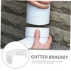 Operitacx 3pcs Drain Connector for Gutter Downspout Bracket Gutter Extension