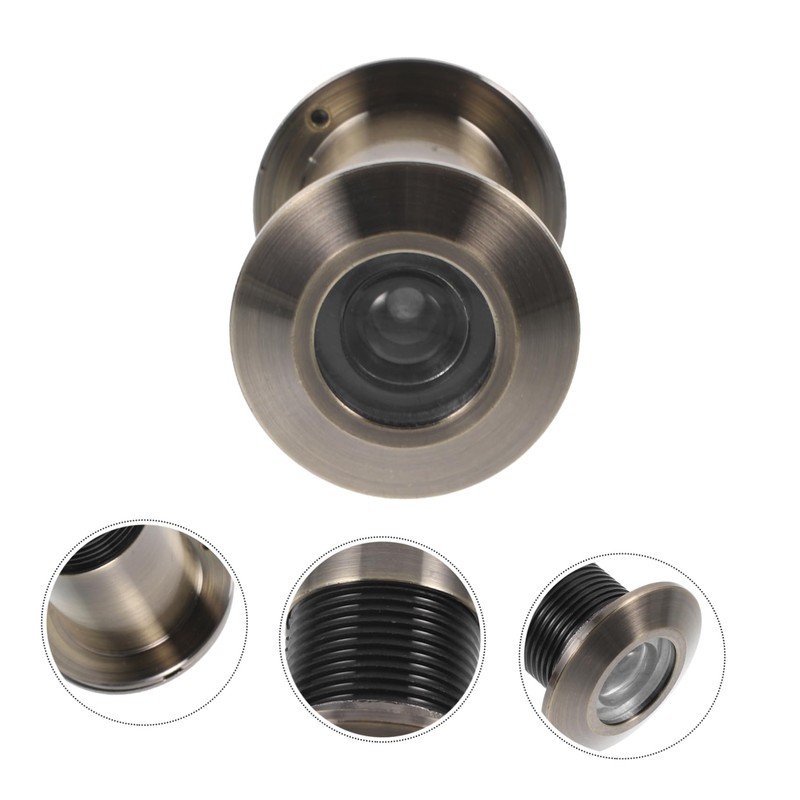 Operitacx 2pcs Peephole Cover Replacement Door Viewer with Lens for