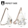 Leresas Clear Bag for Women Men Stadium Approved Sling Backpack