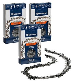 Husqvarna Xenoah Saw Chain, X-CUT S93G-52E, 3 Pieces, 91VXL, Compatible Chain (H35), Semi-Chisel, Pixel Chain, Replacement Blade