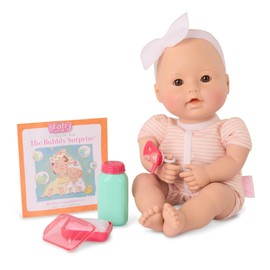 Baby Sweetheart by Battat – Bath Time 12-Inch Doll for Newborn with Soft Body & Easy – to – Read Story Book and Accessories