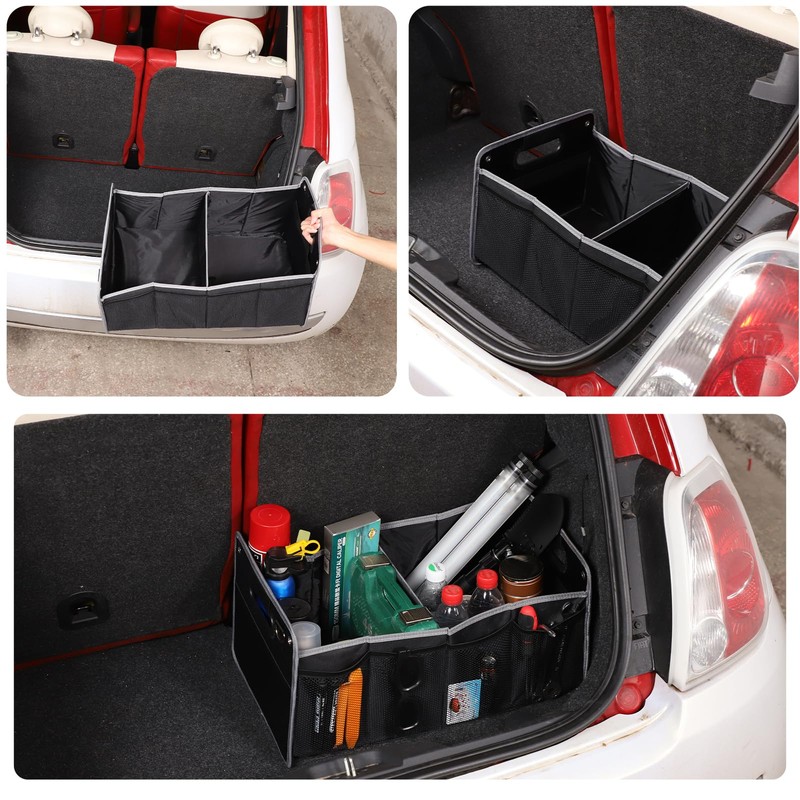 HAPPYHORSE Car Console Storage Box Organizer Tray Compatible with Fiat