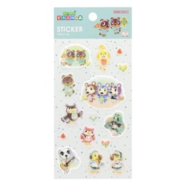 Sunstar Stationery Atsume Animal Crossing Petite Sticker Green Animal Forest Sticker Decor Decoration Mark Shiru 710389