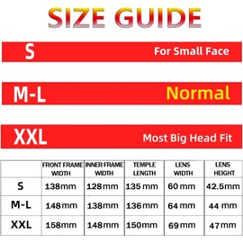 MAXJULI Polarized Big Sunglasses for Men Women with Big Heads UV 400 Protection (fit M/L size) Black/Blue