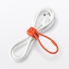 MUJI 23101448 Rubber Cable Ties with Lock, Set of 3
