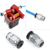 12pcs PC4-M10 Plug, PC4-M10 Pneumatic Connector, PC4-M10 Straight Pneumatic PC4
