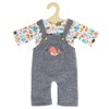 Heless 1215 Doll Clothes in Whale Bobby Design, 2-Piece Set