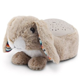 ZAZU Ruby The Rabbit Projector - Baby Light Projector with Soothing Melodies (Heartbeat Sound, Nature Sounds or Lounge Music) | Cry Sensor | Auto Shut Off | Washable