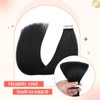 XDhair Tape in Hair Extensions, Echthaar, selbstklebend, 20 Stück/50 g,