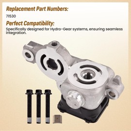fuabator 71530 Kit Center Section with Filter, Precision Engineered to Elevate Your Equipment’s Drive Power Compatible with Hydro Gear