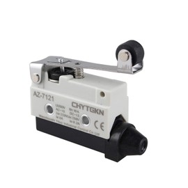Futheda Horizontal Limit Switch AZ-7121 TZ-7121 Micro Momentary Long Hinge Roller Lever Actuator AC 380V 10A Single Pole Switch Panel Mount 1NC+1NO