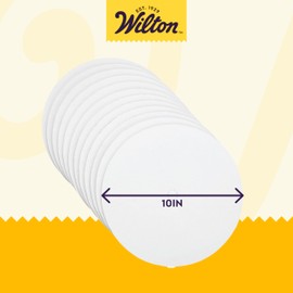 Wilton Performance Pans Aluminum Round Cake Pan, Small and Medium 4 Piece Set, 10 Inch (12 Pack)