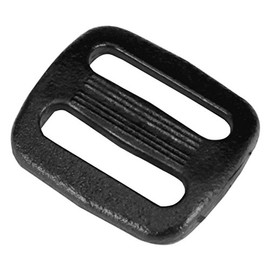 3/4 inch Black Plastic Tri-glide Slide - 10 pieces - from Strapworks