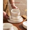 Famiware Star Dinnerware Set, Plates and Bowls Sets for 8