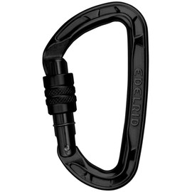 Edelrid Pure Screw 3 (Color: Night), Climbing, Carabiner, Screw Lock