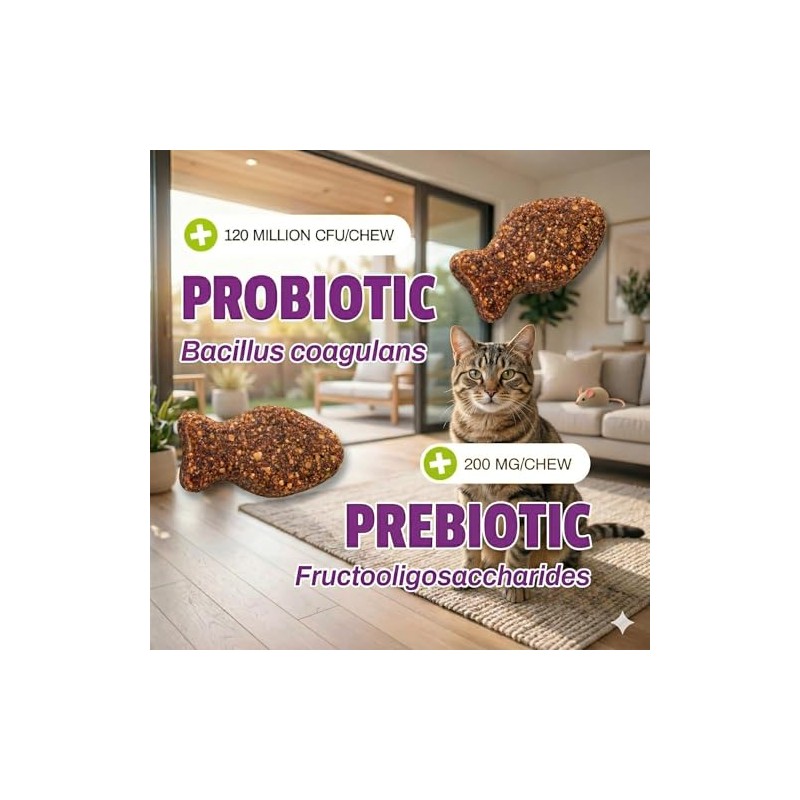 Pet Naturals Suplementos Naturales Digestión Diaria para Gatos