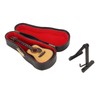 Miniature Wooden Guitar Model Exquisite Realistic Mini Musical Ornaments with
