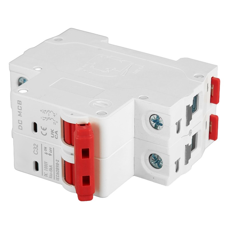 DC Miniature Circuit Breaker 2P 32A DIN Rail Mount DC1000V