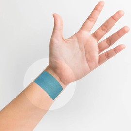 Kraze FX Square - Light Blue Face Paint (25 gm) - Hypoallergenic, Non-Toxic, Water Activated Professional Face & Body Painting Makeup Supplies for Sensitive Skin, Kid Safe, Adults