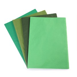 160Pcs Tissue Paper Bulk Tissue Paper Sheets 50x35cm Gift Wrapping Paper Wrapping and Packing Paper for Weddings Birthday Party Arts Crafts DIY Christmas (Green series)