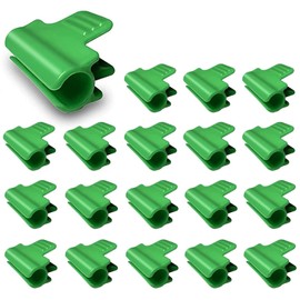 Makuki Greenhouse Clamp Clips, Stanchion Clips, Suitable for 0.4 inch (11 mm) Diameter Tubes, Fixing Clips to Stanches, Attracting Clips, Garden Clips, Gardening, Vegetable Packer, Home Gardening, Gardening, Set of 50
