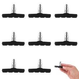8 Stück V-Brake Bremsbeläge, 70mm Bremsklötze kompatibel mit Fahrräder, kompatibel mit Shimano, Tektro, Avid, Sram, Bremsbeläge für zuverlässige Bremsleistung und Sicherheit auf Allen Fahrten
